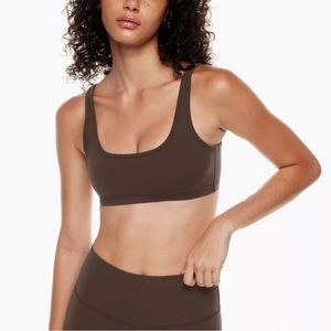 Aritzia tna mini life bra top brown